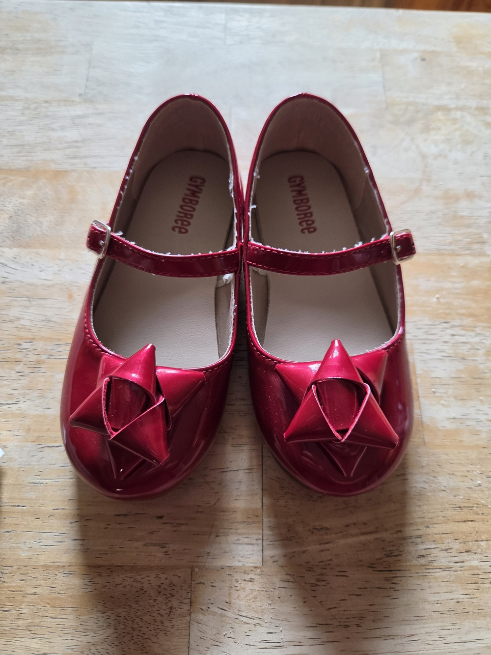 Gymboree Girls' Red Patent Mary Jane Shoes with Bow